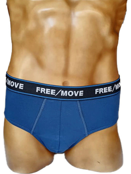 Herren Slips Royal Blue and Black 2Packung