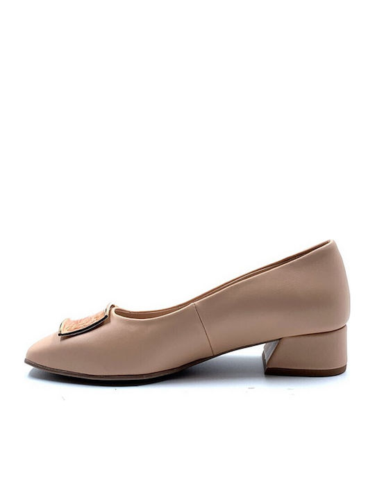 Anatomic Leather Ecru Low Heels