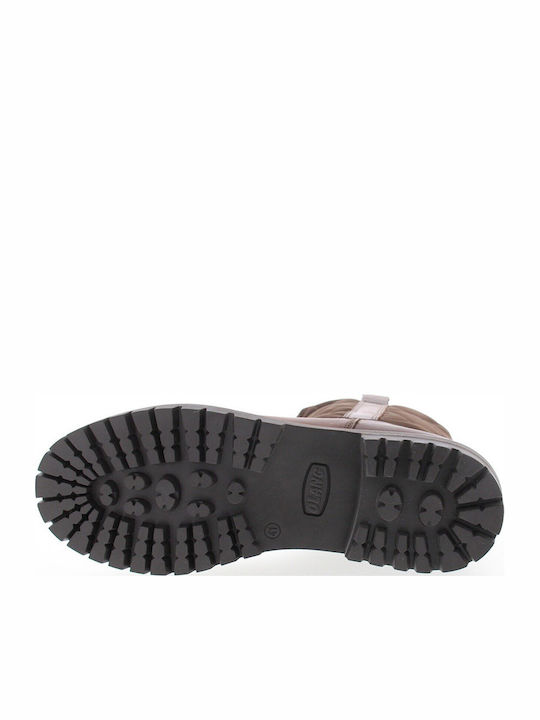 Leder Damenstiefel Braun