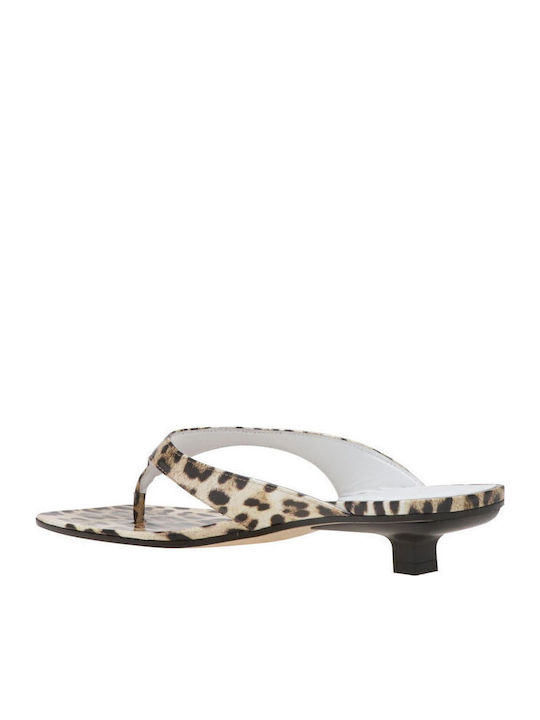 Sandalen aus Lackleder Leopard