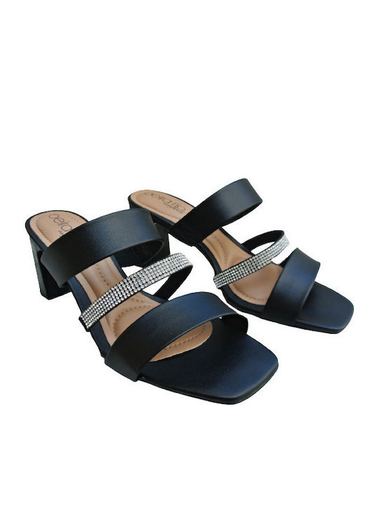 Sandals Anatomic from Patent Leather Black