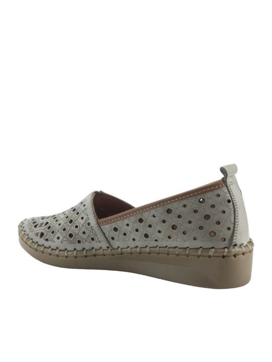 Damen Loafers in Gray Farbe