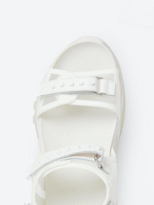 Ace Women's Flat Sandals Sporty White