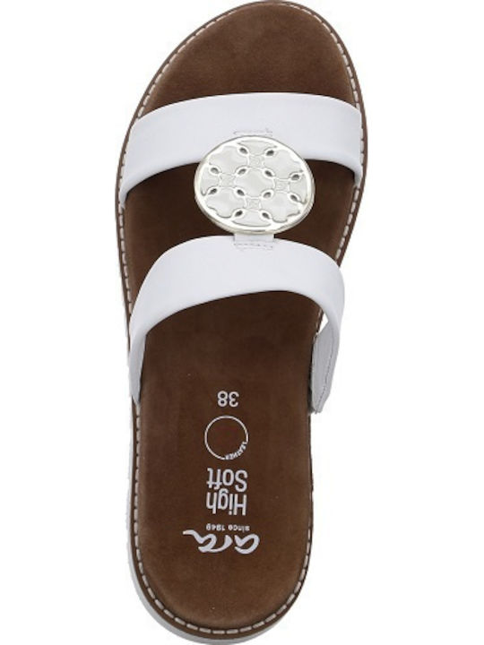 Flache Sandalen für Damen Anatomisch in Weiß Farbe
