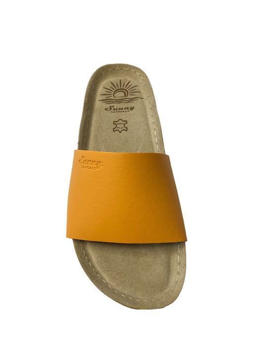 Women's Flat Sandals Anatomic in Orange Color