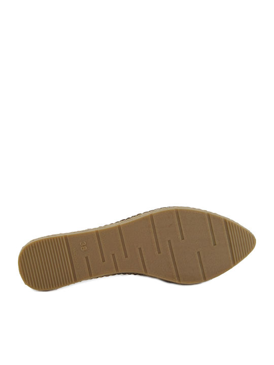 Fără toc Suede Mule în Culoare Bej