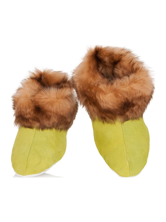 Closed Women's Slippers Green