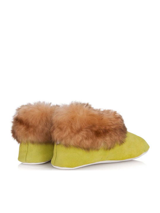 Closed Women's Slippers Green