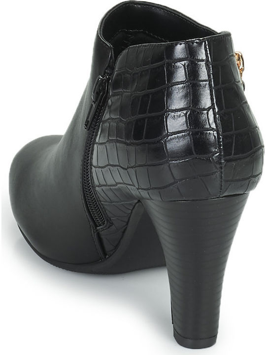 Perrine Stiefeletten Damen Ankle Boots Schwarz