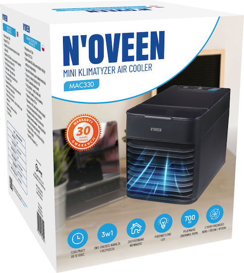 N'Oveen Mini aparat de aer condiționat USB Negru MAC330