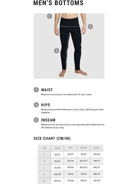 Thermowave Merino One50 Ανδρικό Ισοθερμικό Παντελόνι Μαύρο