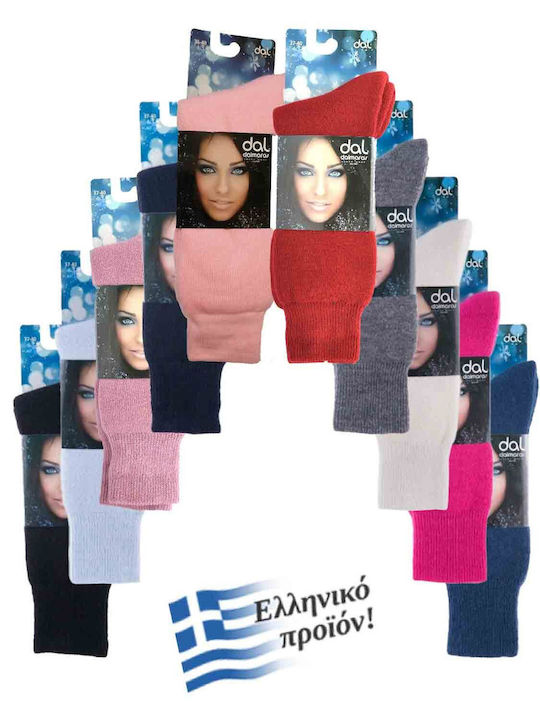 Dal Damen Thermo Socken Blau