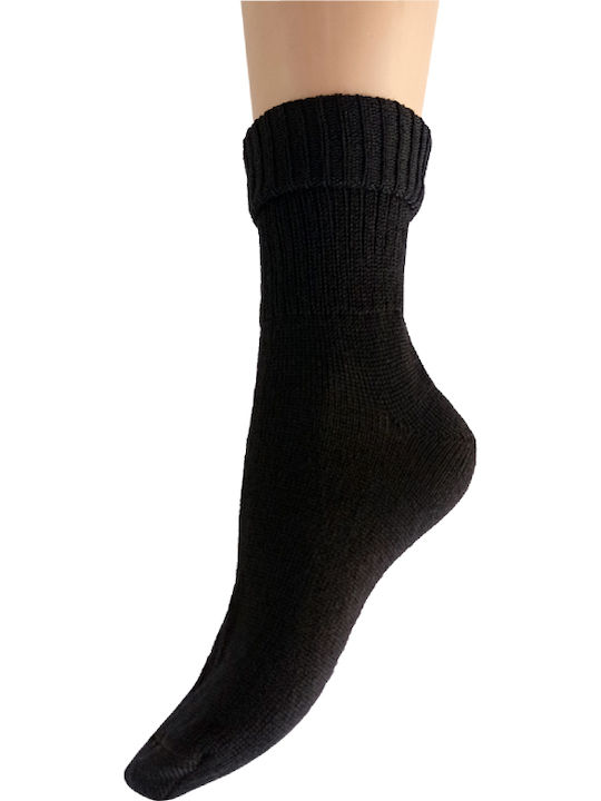 BS Collection Damen Thermo Socken Schwarze