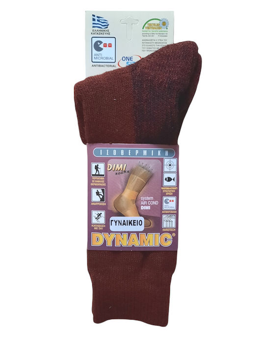 Dimi Socks 11006 Damen Thermo Socken Lila