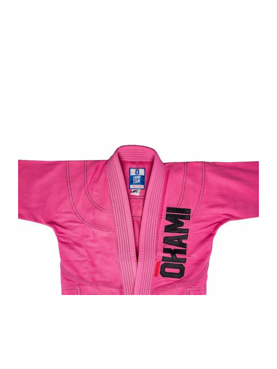 Okami Gi Uniform Jiu Jitsu Rosa