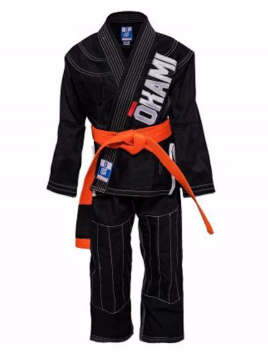 Okami Gi Kids Brazilian Jiu Jitsu Uniform Black