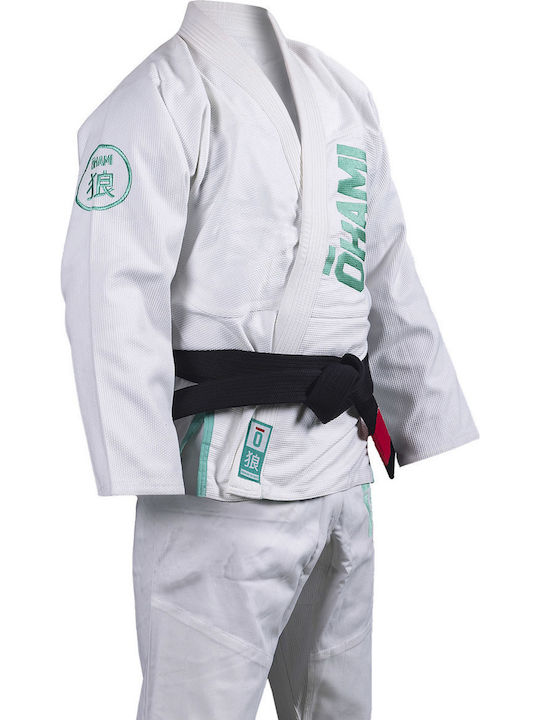Okami Ανδρική Στολή Brazilian Jiu Jitsu Λευκή