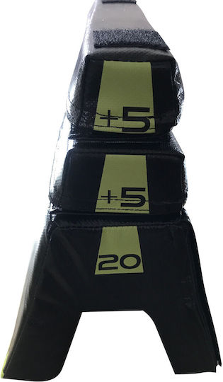 Set of 3 Gymnastics Hurdles 3 Heights 20 25 30cm