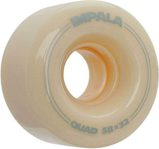 Impala Ersatzräder 4er Pack Pastellgelb 58mm