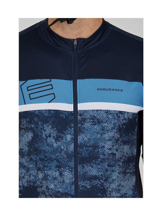 Endurance Short Sleeves Cycling Jersey Blue