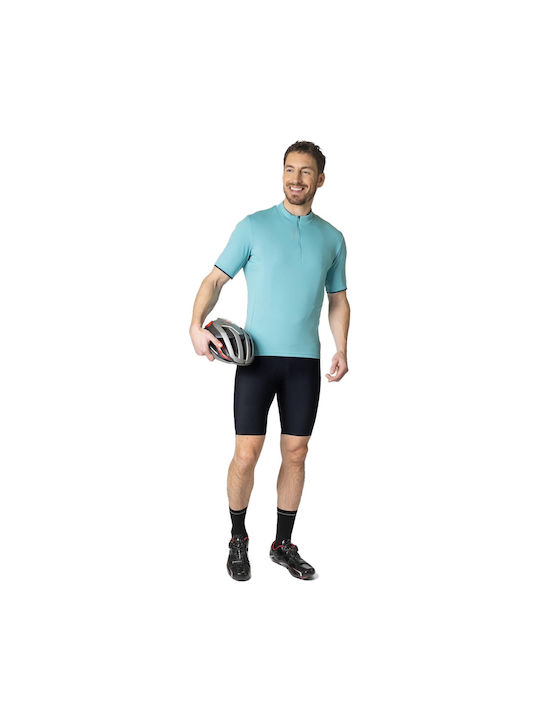 Odlo Essential Men's Short Sleeve Cycling Jersey Turquoise