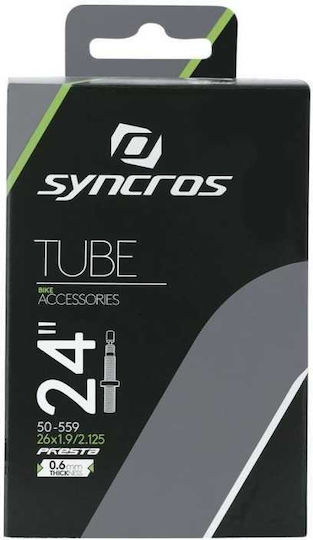 Bicycle Tyre Inner Tube Syncros 24"x1.9-2.125 Schrader Black 15