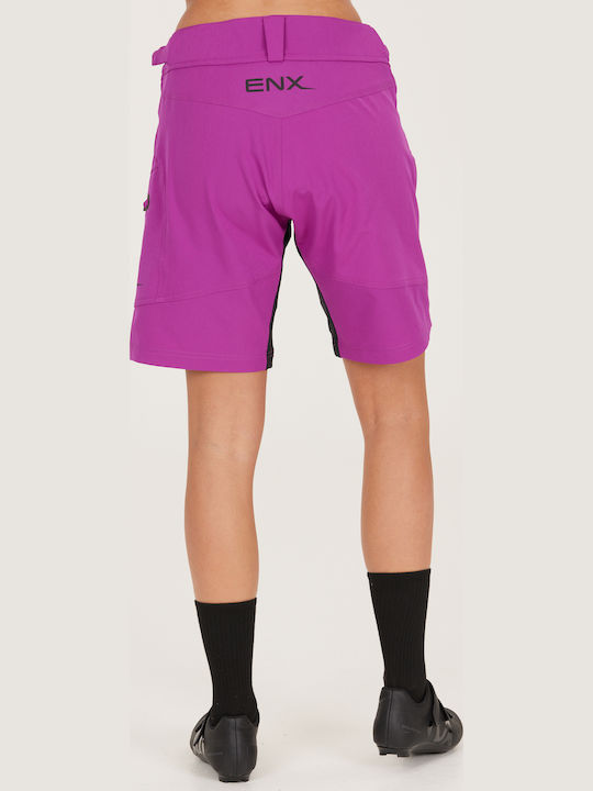 Endurance Pantaloni de ciclism pentru femei Violet