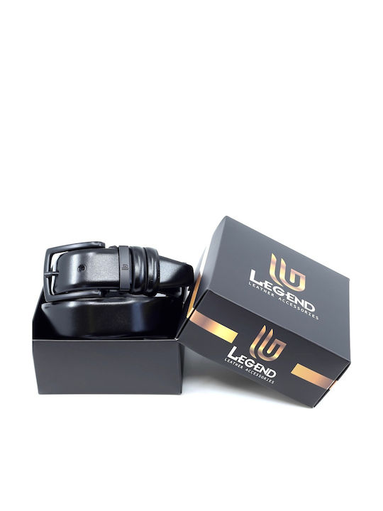 Men's Belt Leather Black