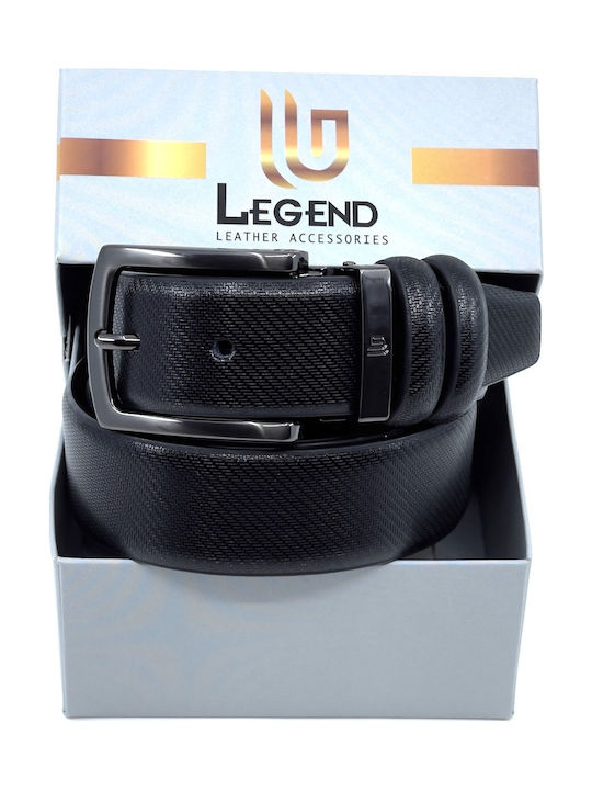 Herren Gürtel Leder Schwarz