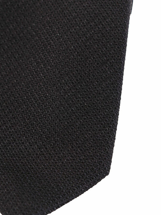 Stefano Mario Men's Tie Silk Printed in Black Color
