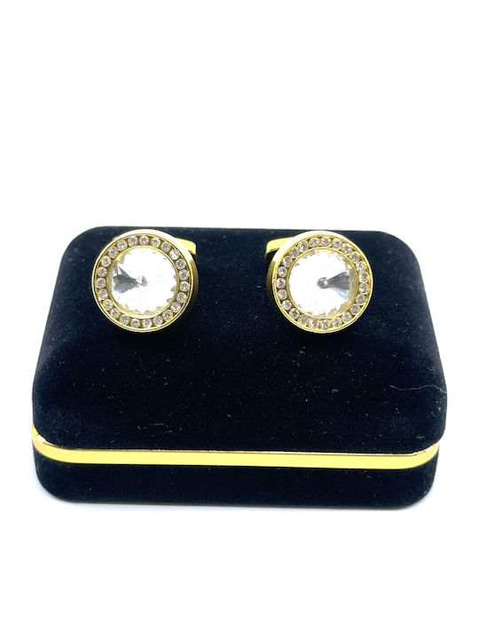 Legend Accessories Μανικετόκουμπα σε Χρυσό Χρώμα