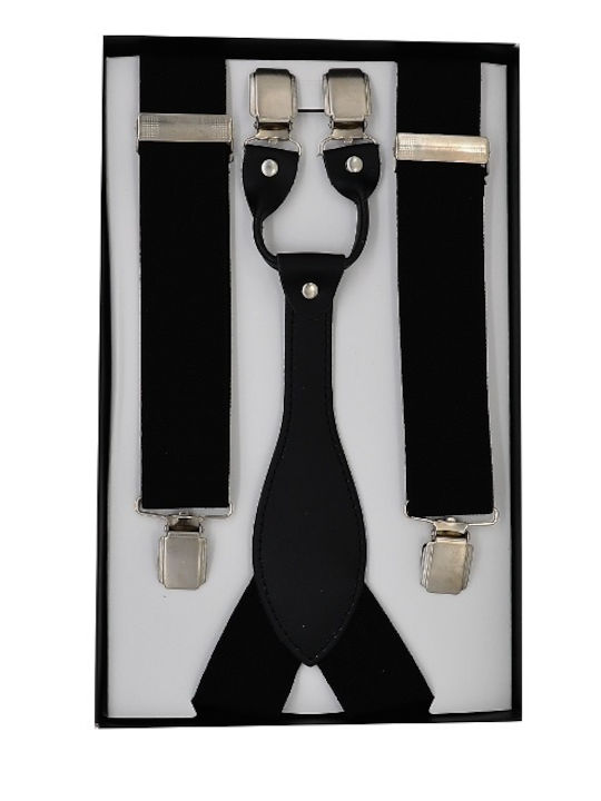 Wide Dark Gray Suspenders Colour T103