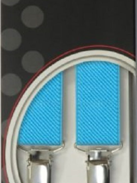 Victoria Monochrome Suspenders 2.5 Cm 62025 4 Clips Blue