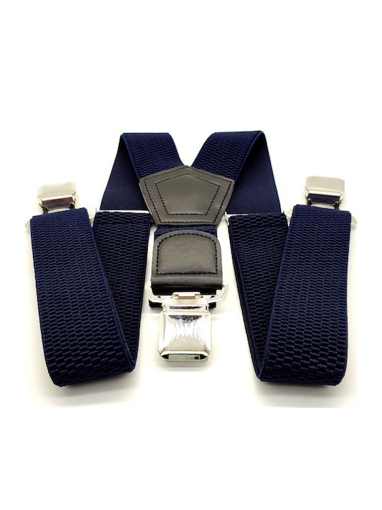 Wide Blue Suspenders Colour 4cm T133