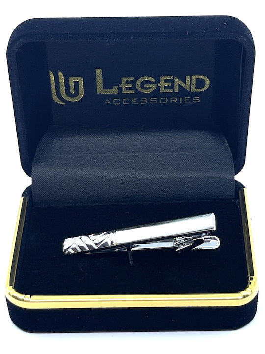 Legend Accessories Silver Tie Clip Silver 5cm Legend Accessories Silver Tie Clip Silver 5cm