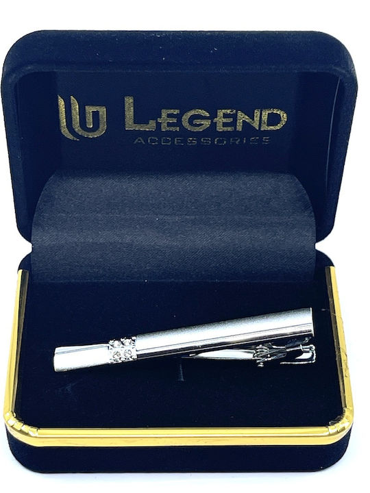 Legend Accessories Клип за вратовръзка от Silver в цвят Сребрист