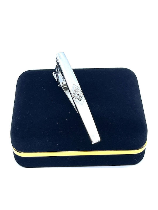 Legend Accessories Clip Γραβάτας από Ασήμι