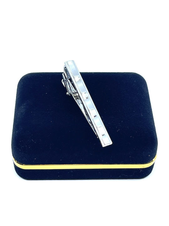 Legend Accessories Silver Tie Clip Silver 5cm