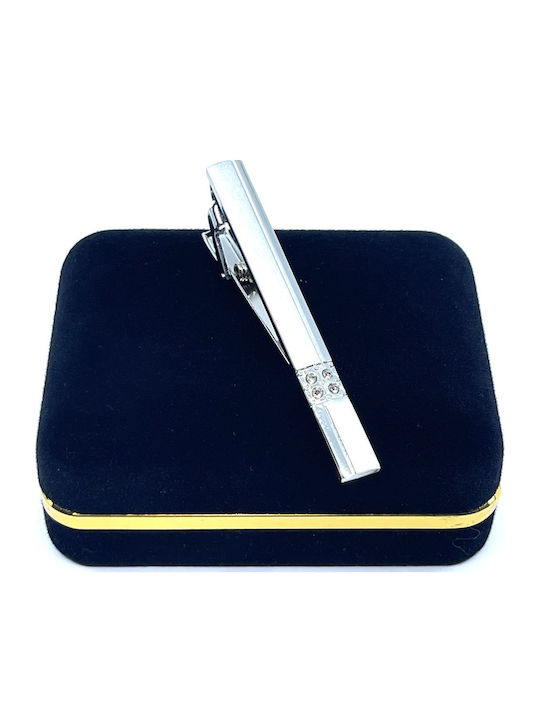 Legend Accessories Клип за вратовръзка от Silver в цвят Сребрист