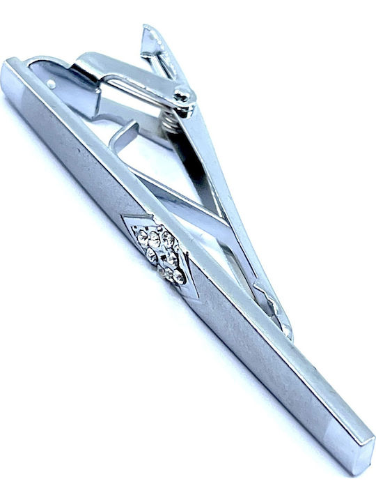 Legend Accessories Clip Γραβάτας από Ασήμι
