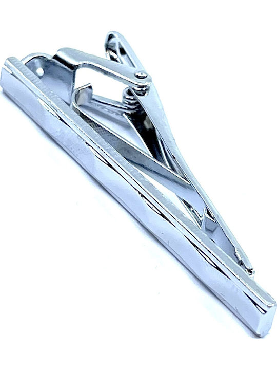 Legend Accessories Silver Tie Clip Silver 5cm