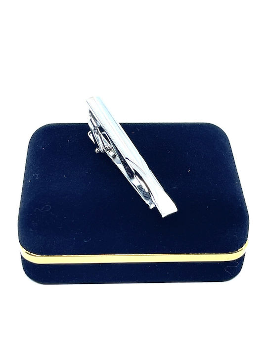 Legend Accessories Silver Tie Clip Silver 5cm