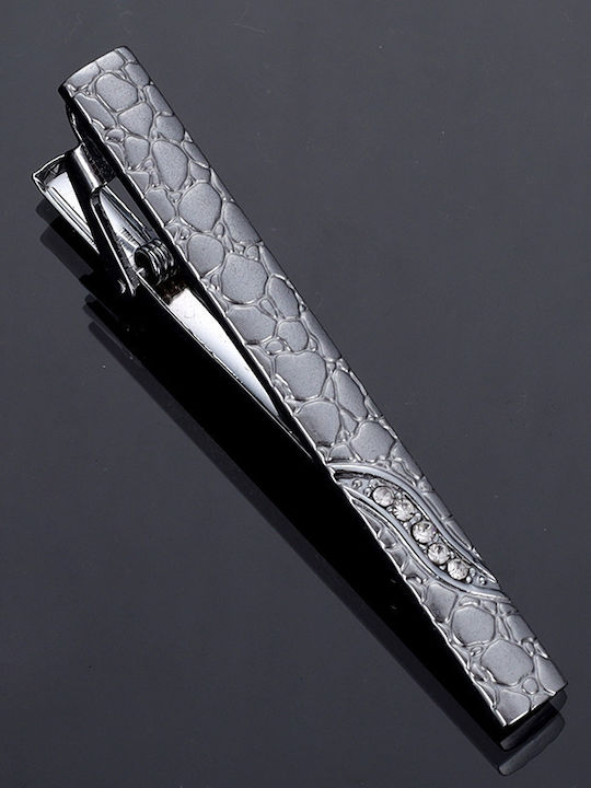 Legend Accessories Silver Tie Clip Silver 6cm