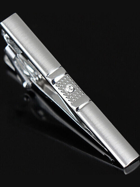 Legend Accessories Silver Tie Clip Silver 5cm
