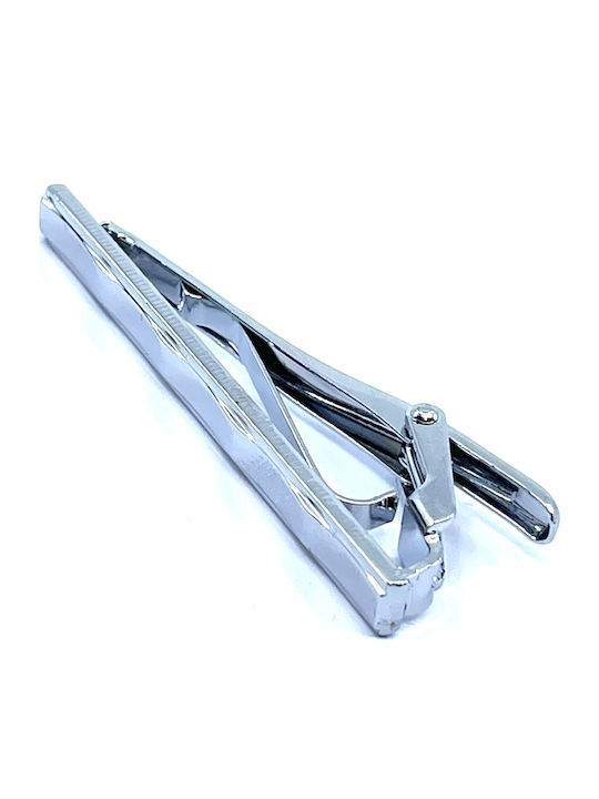Legend Accessories Silver Tie Clip Silver 5cm