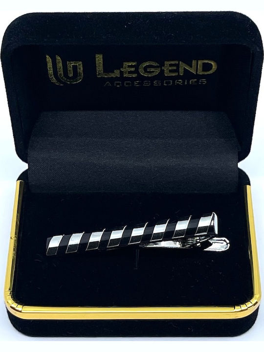 Legend Accessories Silver Tie Clip Silver 5cm