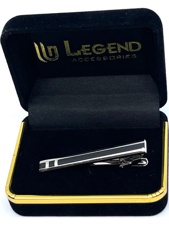 Legend Accessories Silver Tie Clip Silver 5cm
