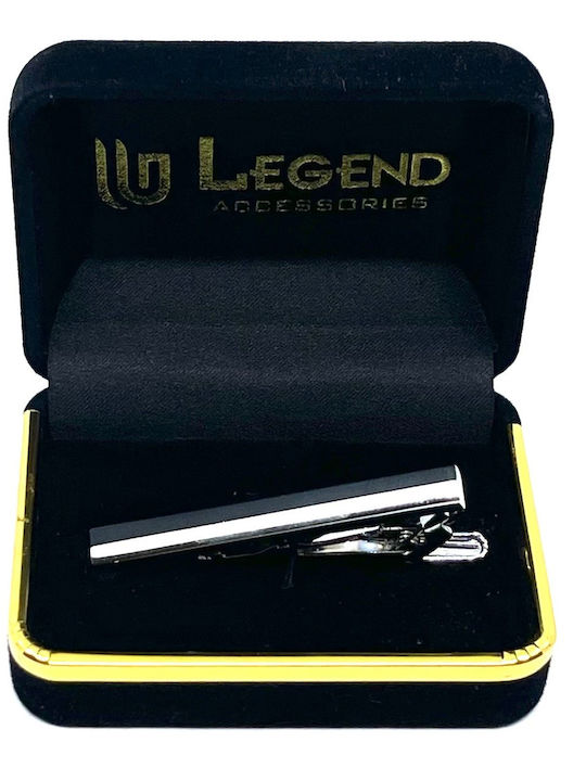 Legend Accessories Silver Tie Clip Silver 5cm
