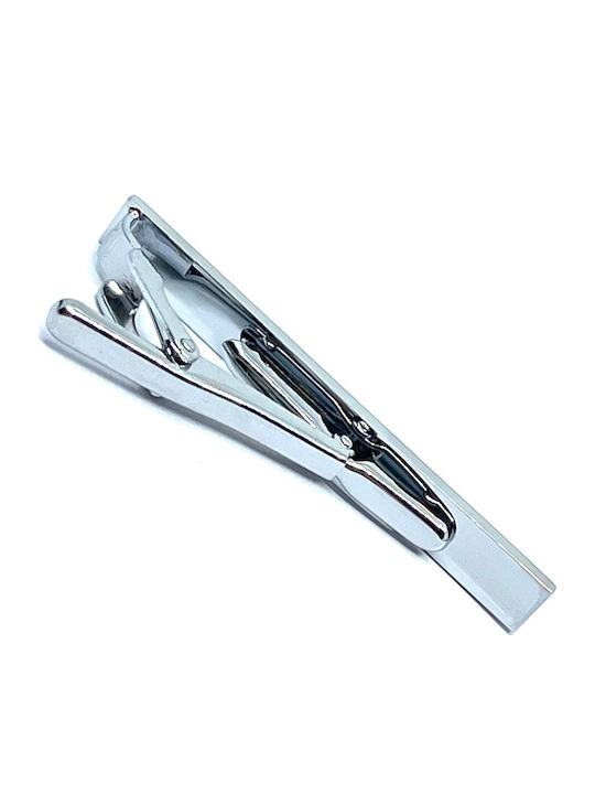 Legend Accessories Silver Tie Clip Silver 5cm