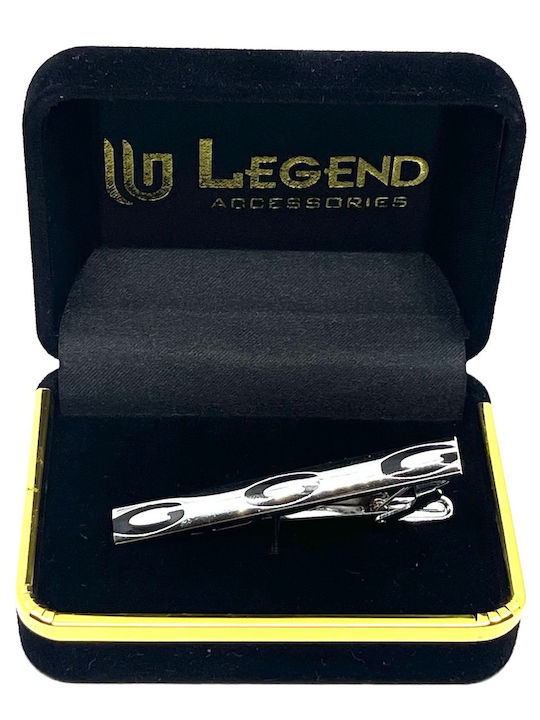 Legend Accessories Silver Tie Clip Silver 5cm